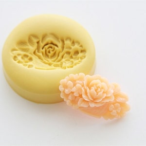 Floral Barrette Silicone Mold