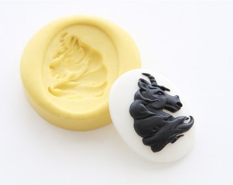 Unicorn Cameo Silicone Mold