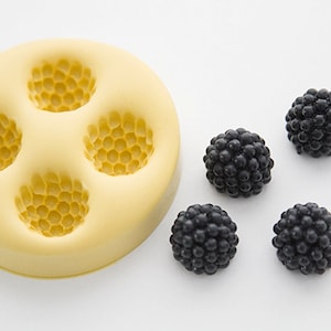 Berries Silicone Mold: 4 Cavity