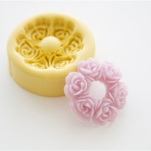 Floral Wreath Silicone Mold