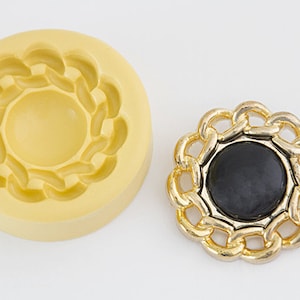 Button Silicone Mold Large