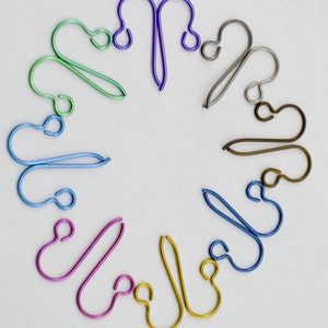 Handmade TITANIUM or NIOBIUM SHEPHERD Hooks / French Hook / Niobium Ear  Wire / Nickel Free. No.00e284 