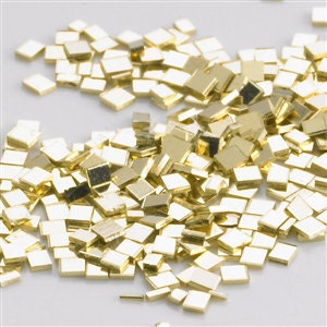 14K Yellow Gold Chip Easy Solder 1/2 x 1/2mm Ultra Tiny (0.25 DWT ~320 Pcs) Made in USA by Craft Wire