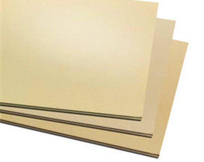 2 Pack 3x3 Jewelers Brass Sheet Metal Grade A Etsy
