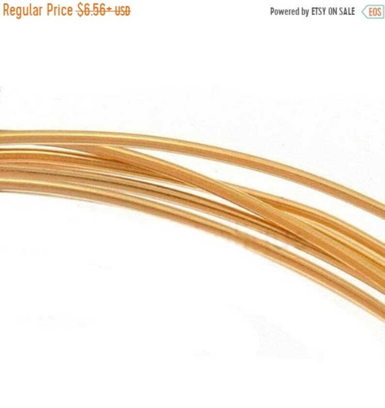 13% OFF Gold Filled Wire, 14k, 10-12-14-16-18-20 gauge,  ROUND, Dead Soft, Half Hard, Length Choice, Made in USA, Jewelry Supplies 