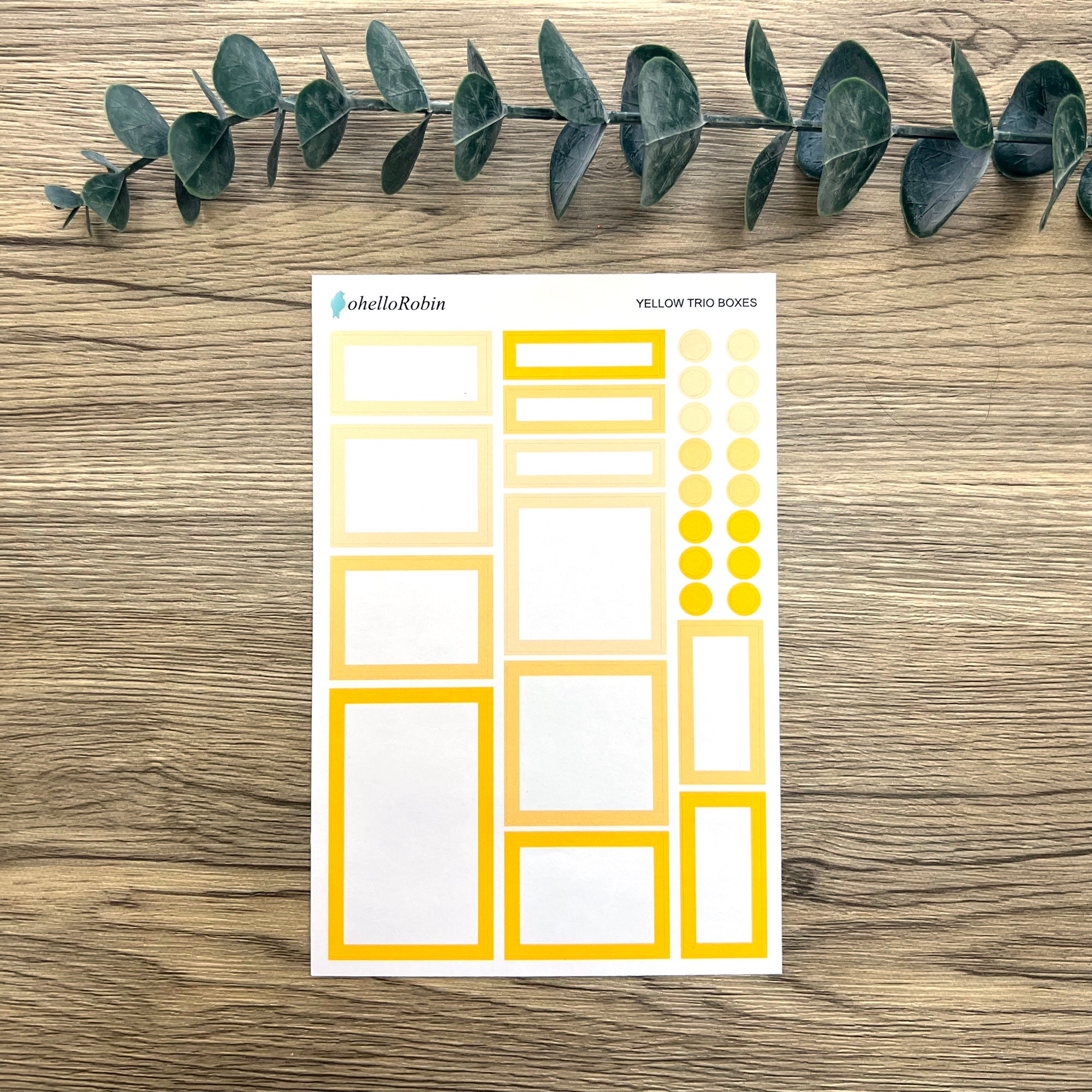 RAINBOW TRIO BOXES Sticker Sheets | Planner Stickers | Happy Planner ...