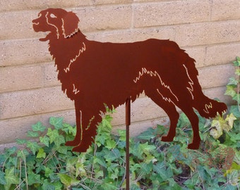 Border Collie Garden Stake, Pet Memorial, Ornament, Steel Yard Art, Dog Breed Specific, Rustic