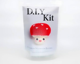 DIY KIT - Amigurumi Rote Pilz Kumpels