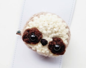 Woodland Animals Brooch - Sloth