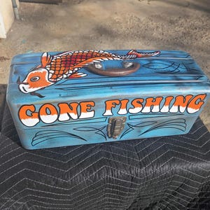 Metal Tackle Box - Etsy