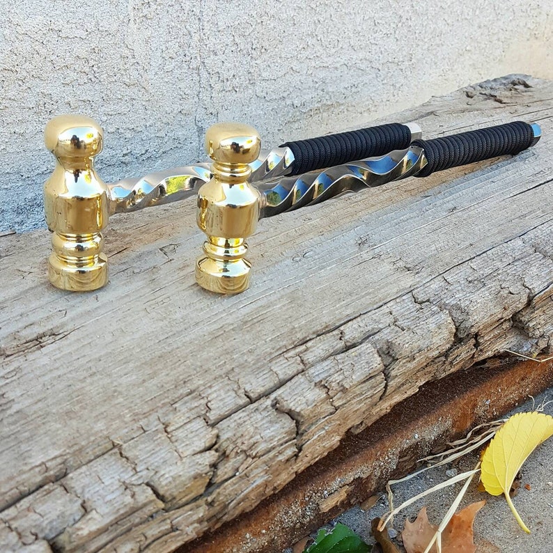 Handmade Brass Hammer jewelry metalsmith blacksmith Etsy