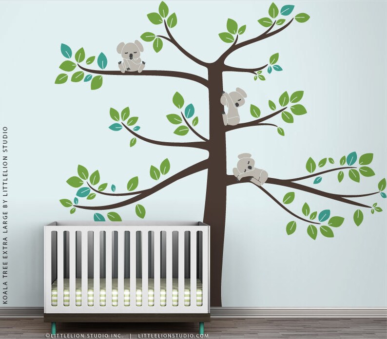 Koala Tree Extra Large Wall Decal by Littlelion Studio Etsy