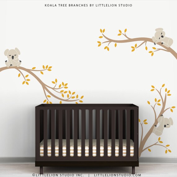 Kids Wall Stickers Bebe Chambre Decor Clair Marron Et Jaune Etsy Kids Wall Stickers Bebe Chambre Decor Clair Marron Et Jaune Etsy