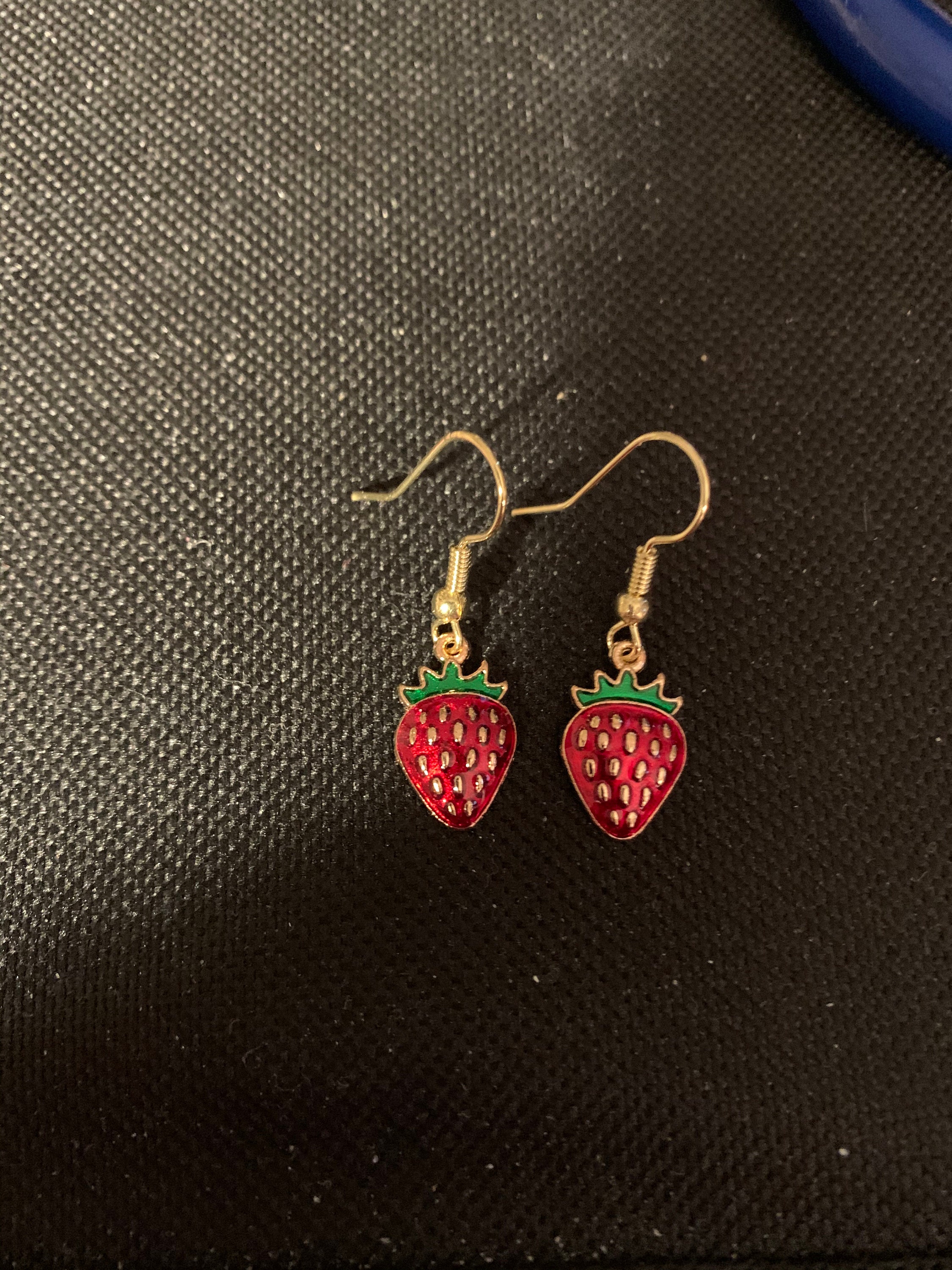 Etsy strawberry earrings Clearance