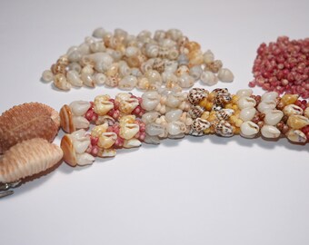 20 インチ ユニークなニイハウ シェル レイ、グレー サンライズ