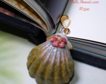 Sunrise shell pendant #200