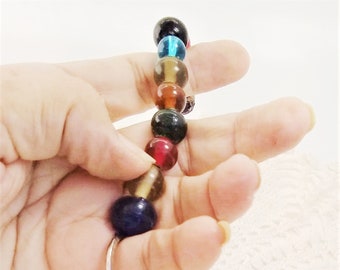 Prayer beads: all glass ("tenner") 5057