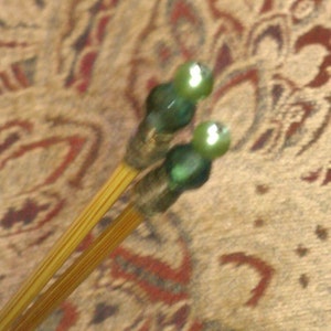 MK-204 Beaded Knitting Needles ... US Size 4 3.5 mm image 3