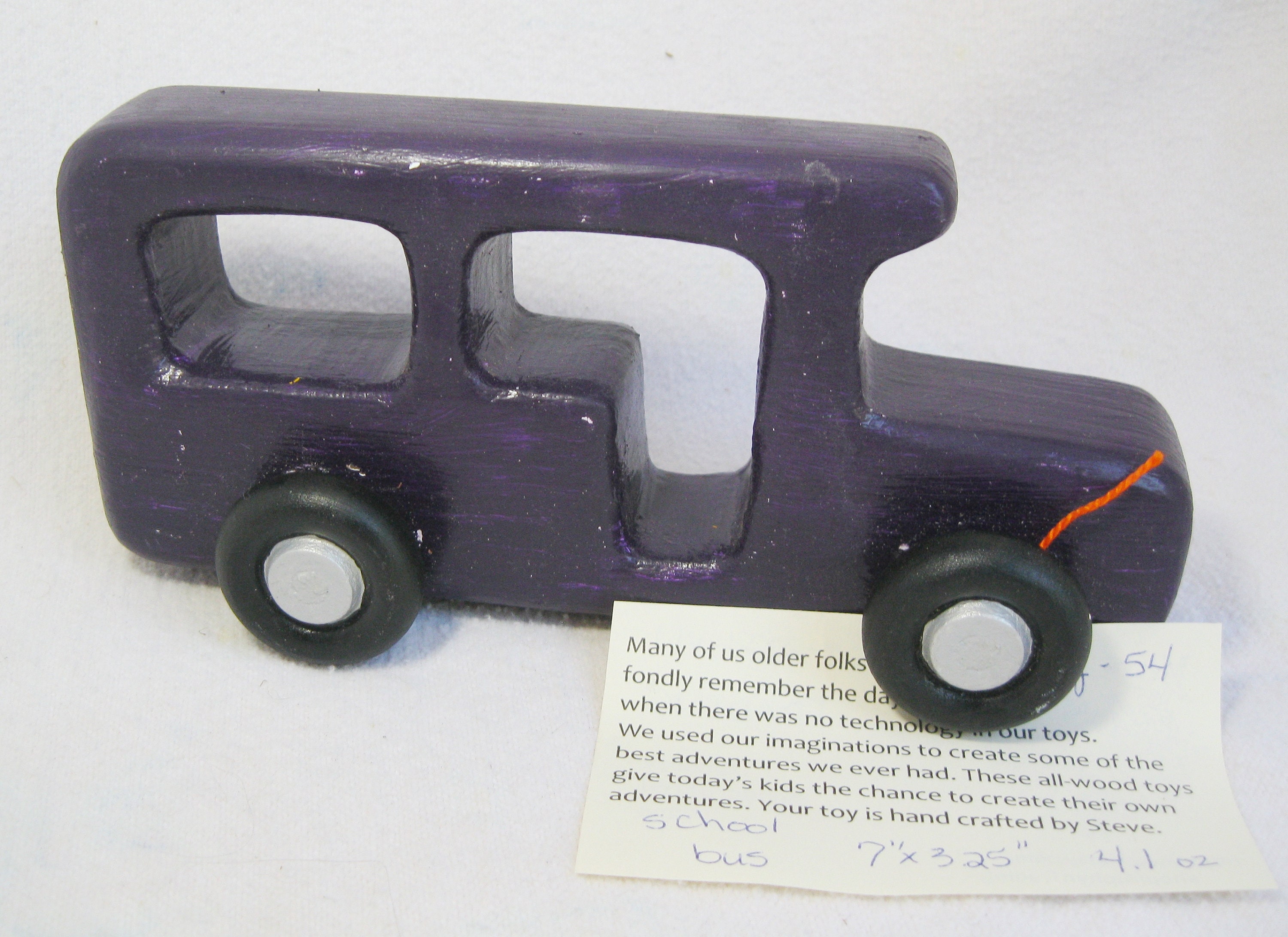 Purple bus toy sales