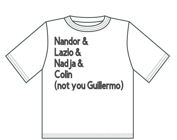 What we do in the Shadows Nadja Lazlo Colin Nandor Guillermo T-shirt Decal Sticker Tote Bag