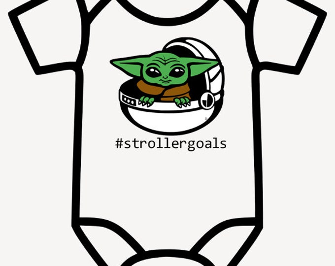 Stroller goals hashtag The Child Onesie Baby Outfit T-shirt