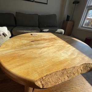 Large Maple Coffee Table