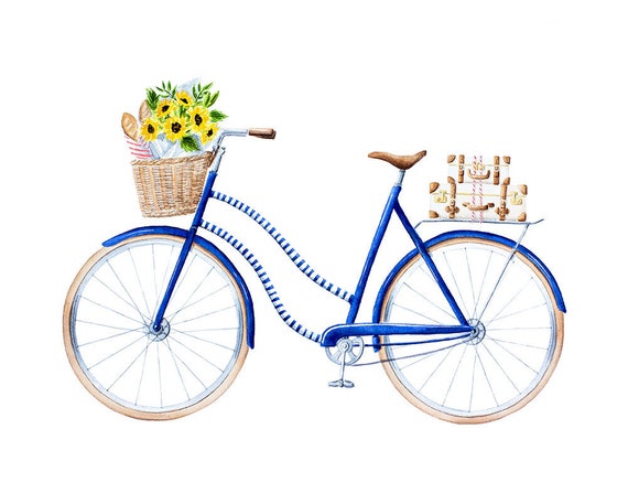 blue beach cruiser with basket