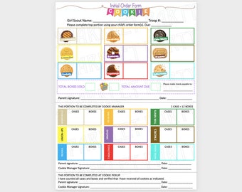 Printable Girl Scout Brownie Uniform Order Form - Etsy