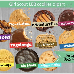 LBB cookies clipart with name tag
