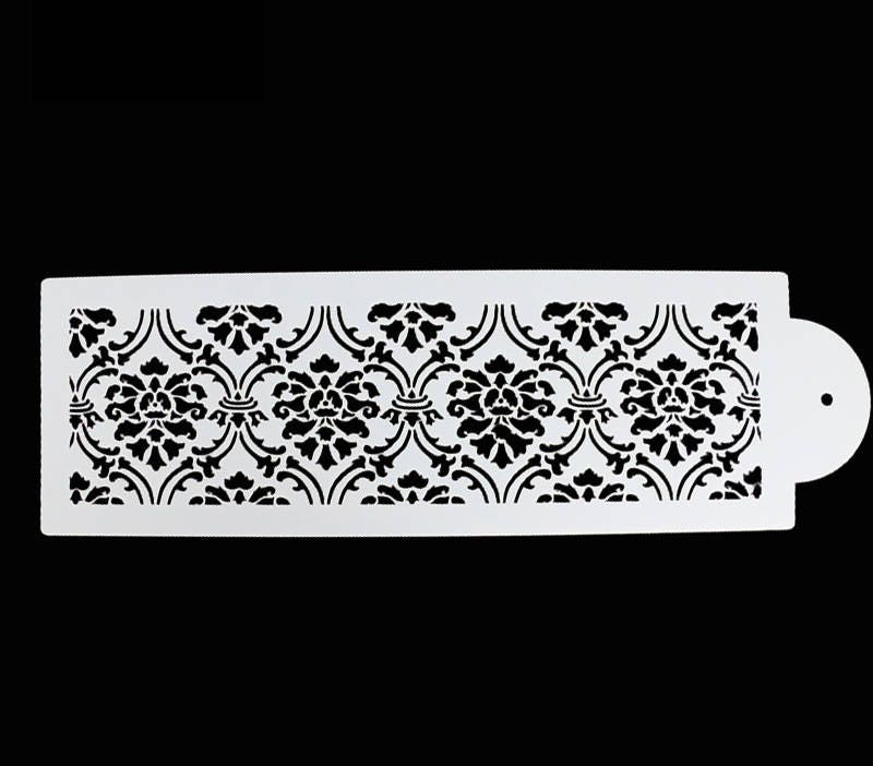 Damask Stencil 587331 Cookies Cupcakes Cakes Decorations