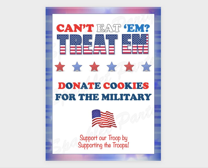 Girl Scout Cookies Booth Donation Sign Sheet Printable - Etsy