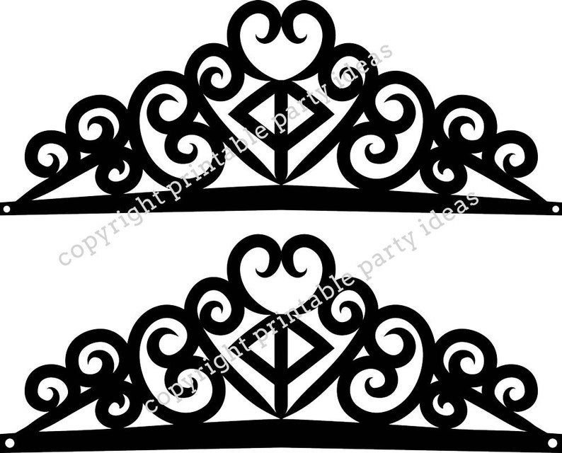 SVG Cut Files Princess Crown Cricut Design Space | Etsy