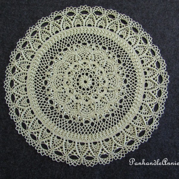 Handmade Textured "Aurora" Doily