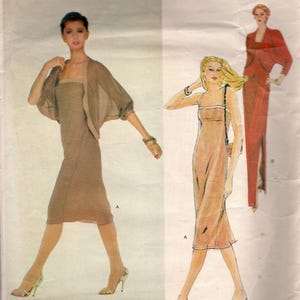 Vogue American Designer Sewing Pattern 2328, Jerry Silverman Vintage Jacket and Dress, Size 14, Uncut and Factory Folded