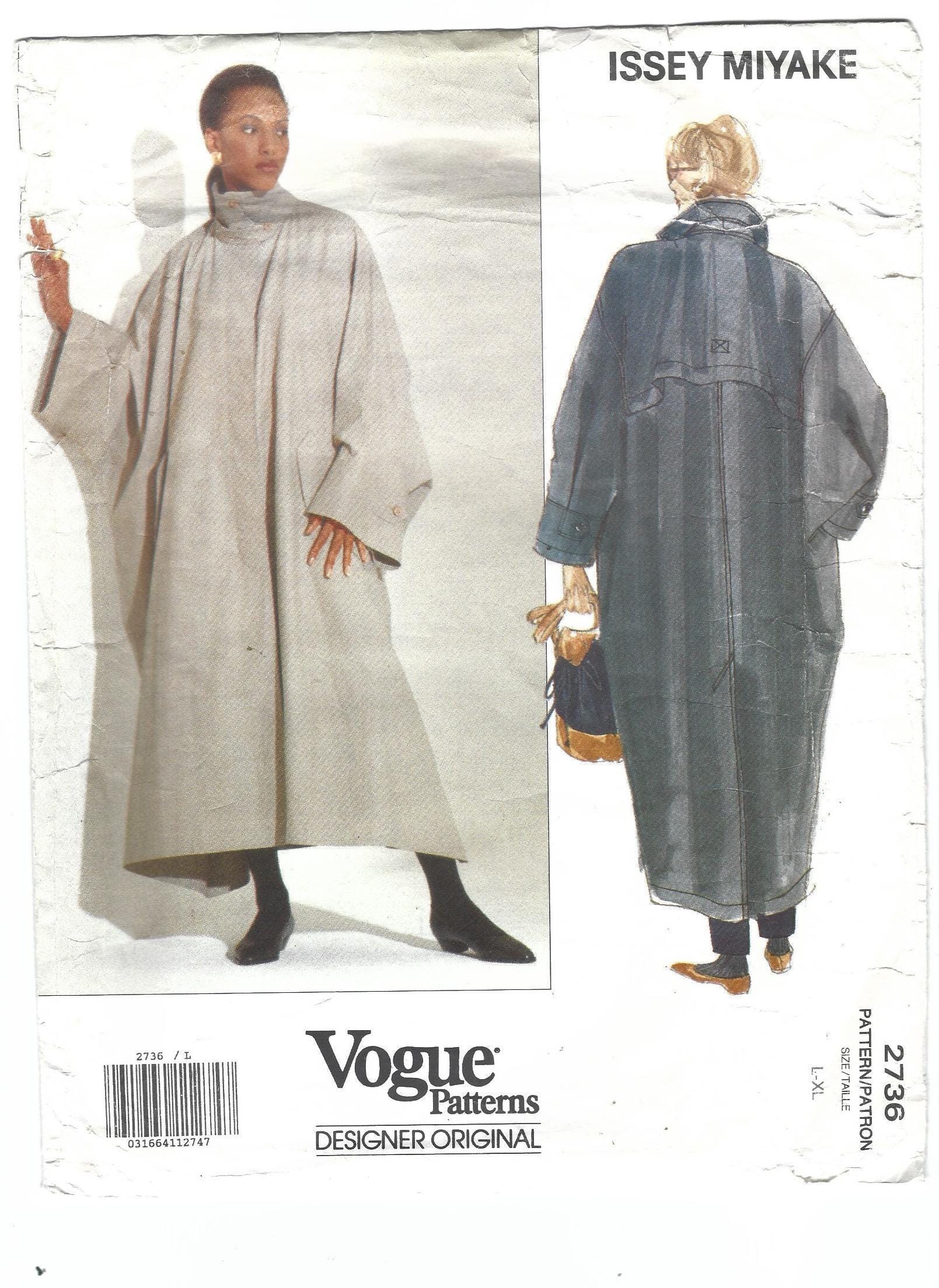 Vogue Designer Original Sewing Pattern 2736 ISSEY MIYAKE Oversized