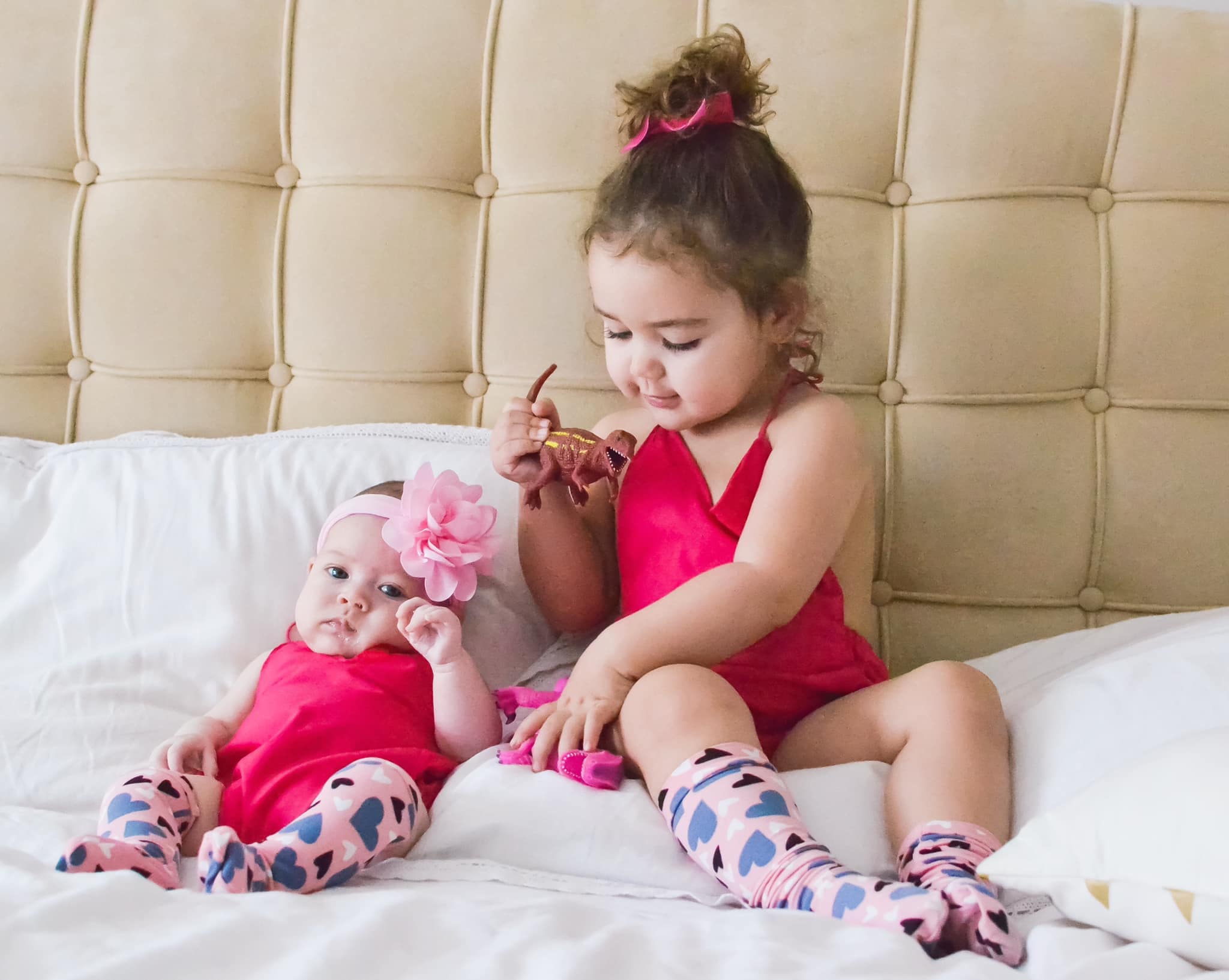 Hot pink baby clearance romper