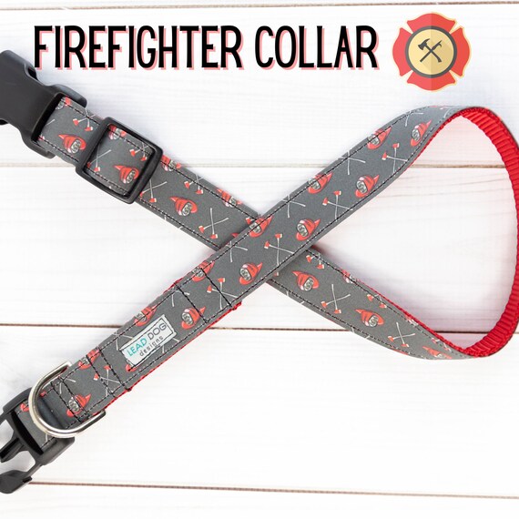 Firefighter dog cheap collar