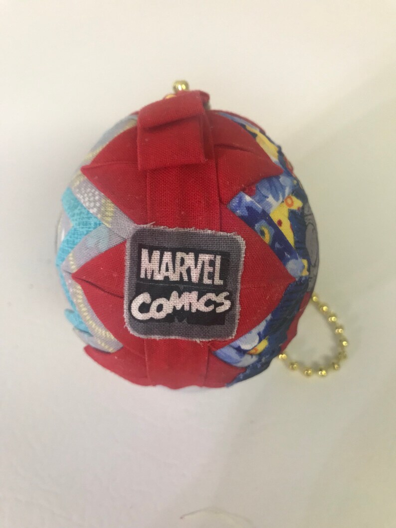 Marvel Comics 3\u201d Quilted Handmade Ornament Lg Thor