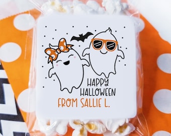 Halloween School Tag, Halloween Favor Tag, Happy Halloween Tag, School Halloween Party, Halloween Sticker Sheet, Personalized Sticker