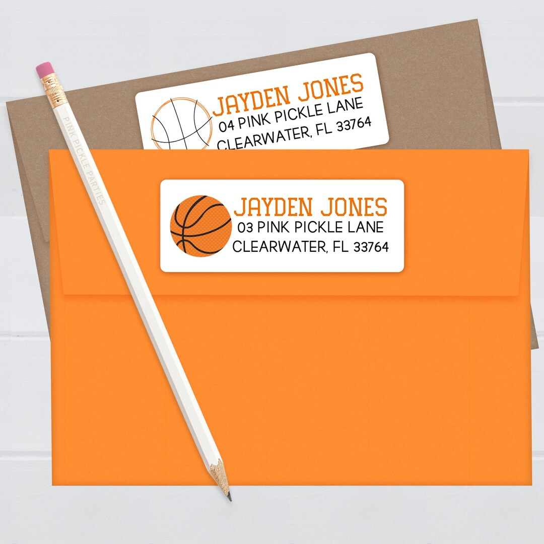 Personalized Return Address Labels Stickers | Set of 30 Printed Labels ...