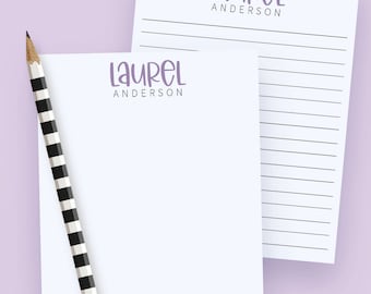 Personalized Notepad For Women, Girls Notepad Personalized With Name, From The Desk Of Notepad, Stocking Stuffer, Secret Santa, Hostess Gift