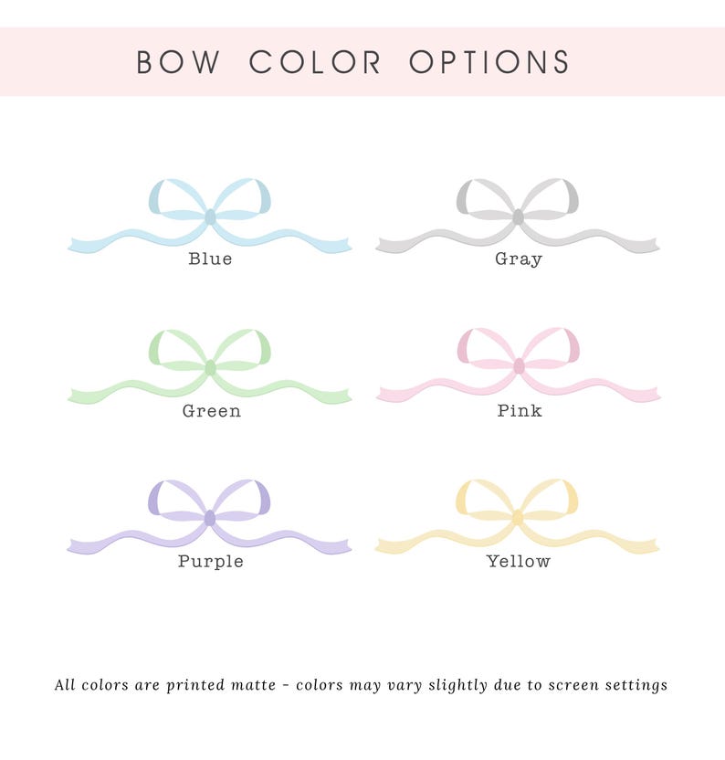 Bow Notepad Personalized Coquette Bow Notepad for Women, Girls Notepad Personalized ...