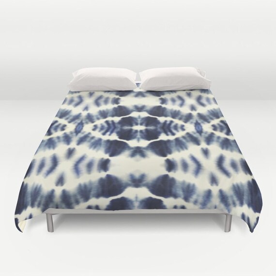 Bohemian Indigo Blue Boho Duvet Cover Etsy