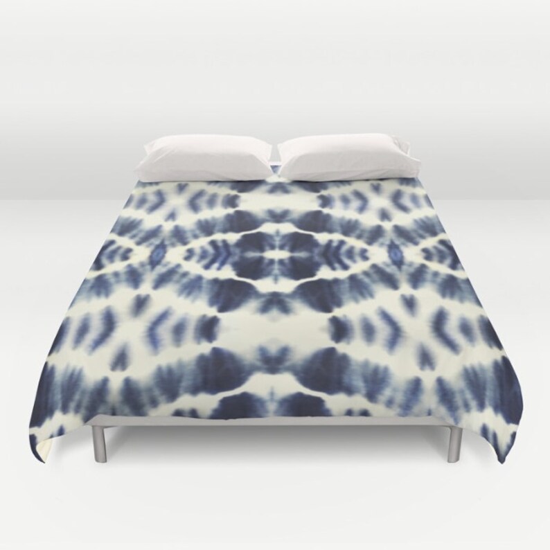 Bohemian Indigo Blue Boho Duvet Cover
