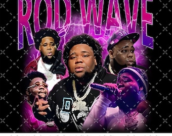 Rod Wave Nostalgia Png File, 90s Rap Music, Rapper Rod Wave Tour Design, Rod Wave Png Design, Rod Wave Nostalgia 2025 Rap Music Png