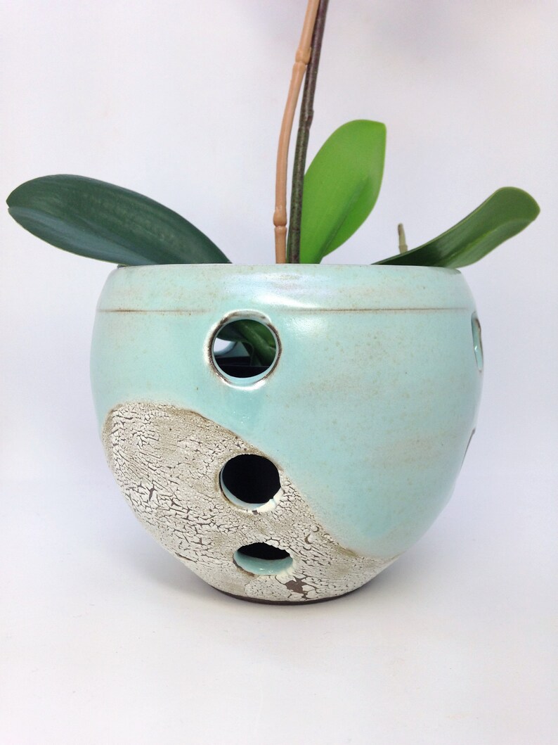 Orchid Planter Orchid Pot Large Holes for Roots Orchid Etsy