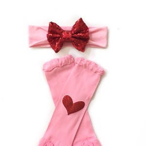Valentines Headband, Valentines Leg Warmers, Valentines Leggings, Valentines Outfit, Baby Valentines Outfit, Baby Valentines