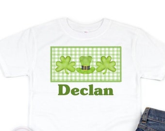 Camisa del día de San Patricio para niños, camisa personalizada del día de San Patricio, camisa del día de San Patricio para niños, camisa del día de San Patricio