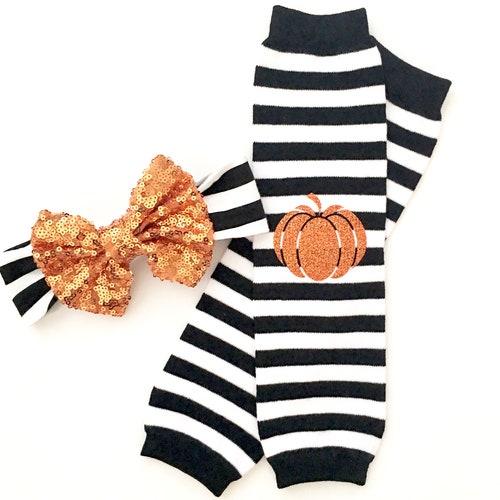 Halloween Leg Warmers Baby Girl Thanksgiving Leg Warmers Etsy