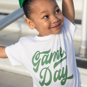 Custom game day shirt, school spirit shirt, back to school, kids sports game day tshirt, custom team color shirt for kids